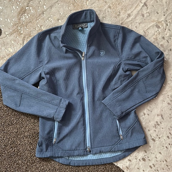 Blue Ariat Soft Shell Jacket - Picture 2 of 3
